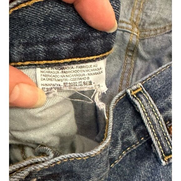 Levis 550 Jeans Mens Size 44X32 Blue Denim Relaxed Fit Medium Wash Cotton Casual - Picture 5 of 8